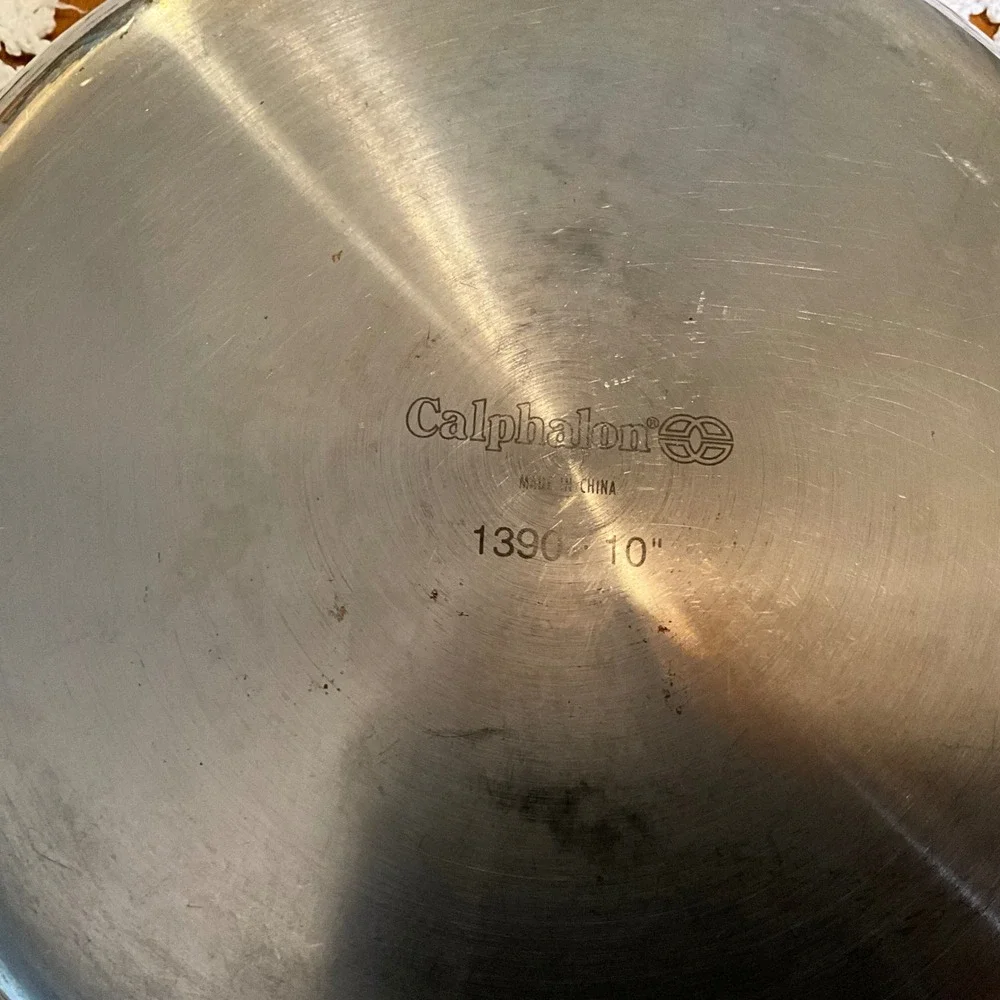 Calphalon Tri Ply Stainless‎ Steel 10 Inch Fry Pan Omelette